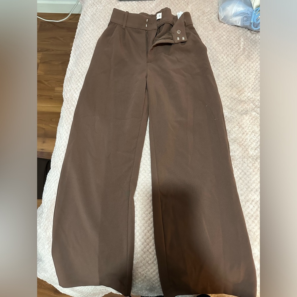 Abercrombie and Fitch curve love tailored straight pants